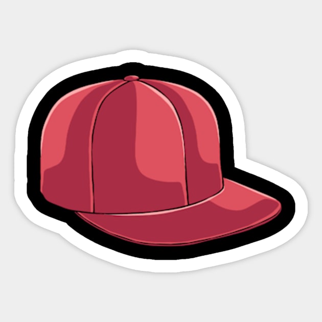 Baseball cap sticker on sale